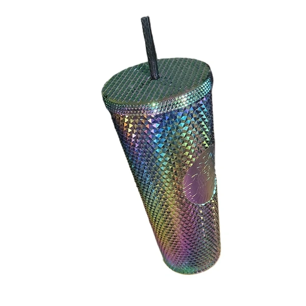 Starbucks Multicolor Iridescent Studded Tumbler 24 oz New With Tags